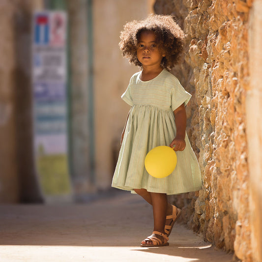 Lines 2N, Mercury Green, Linen and Viscose