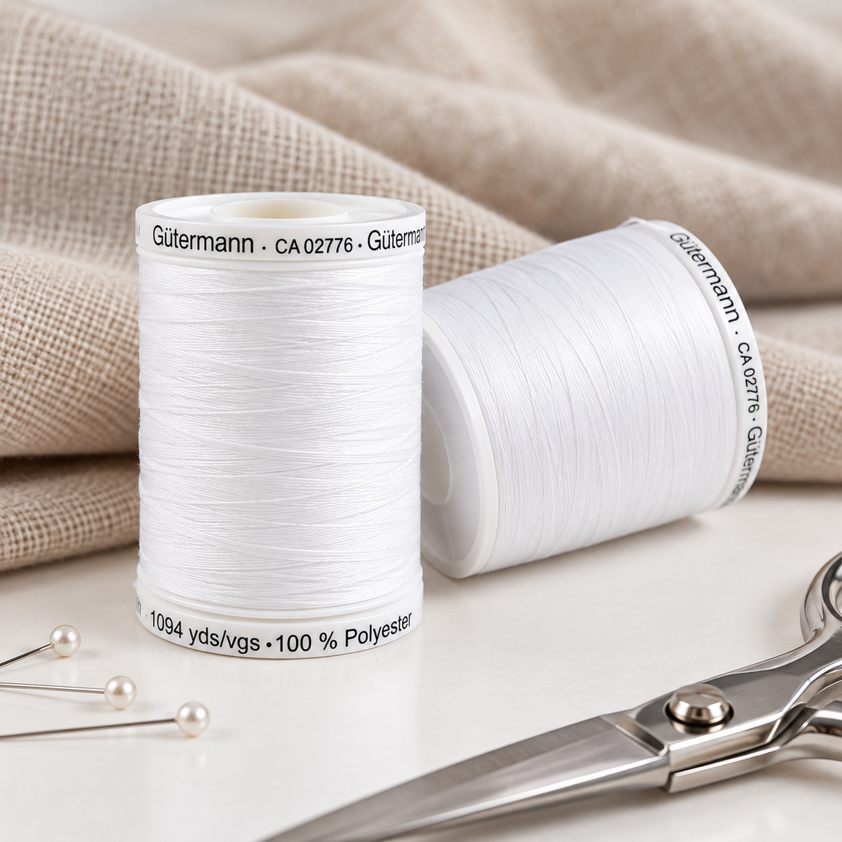 Gütermann Sewing Thread 800 White