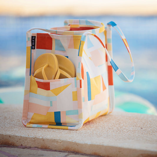 Cubistics, Off-White, Gabardine in tela di cotone