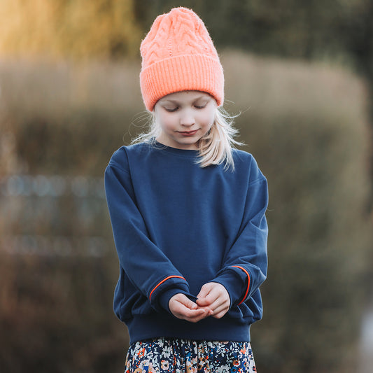 French terry, Oceana Blue, felpa