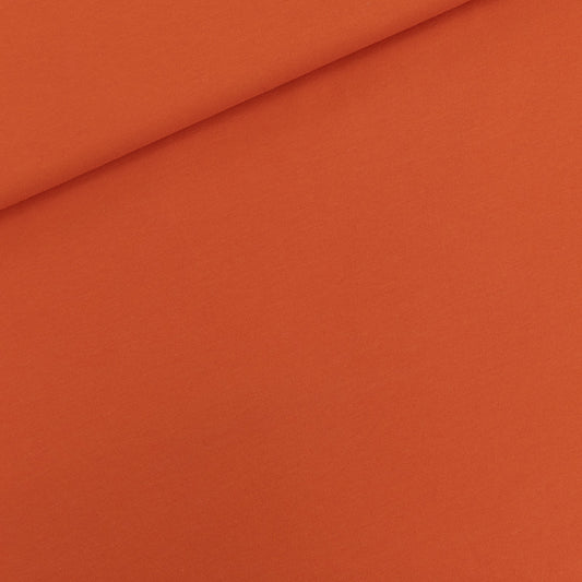 French terry, Puffin's Bill Red, felpa