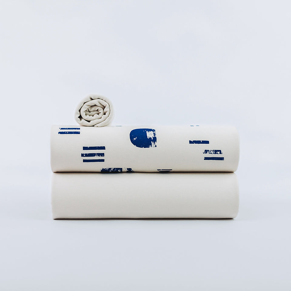 French terry, Tofu Beige, felpa garzata