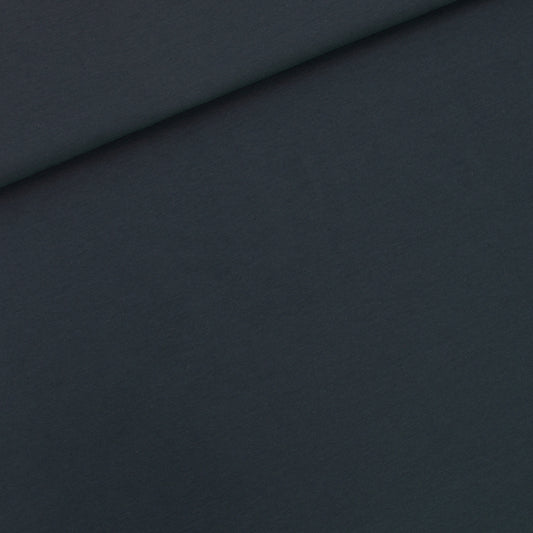 French terry, India Ink, felpa garzata