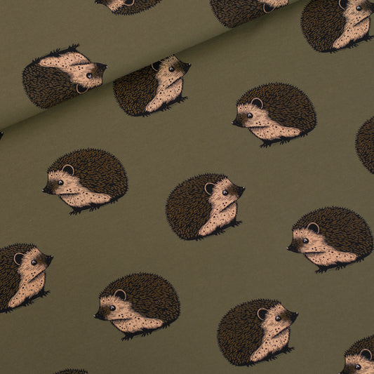 Hedgehog, French terry, Beech Green, felpa