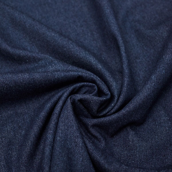Denim lavé 100% coton, bleu foncé, jeans