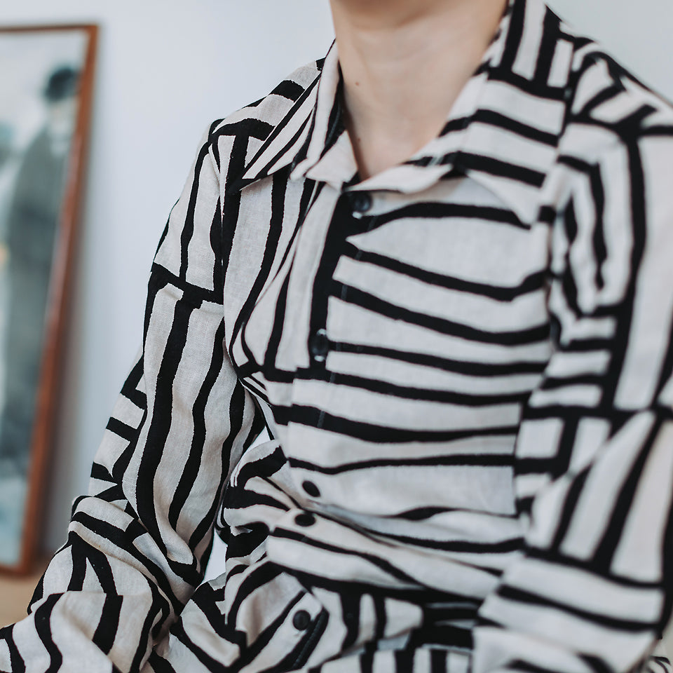 Permecube , Tofu Beige, Lino e viscosa