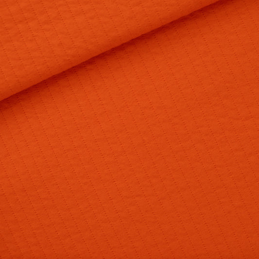 Quilted Knit, Flame Red, Trapunta misto cotone