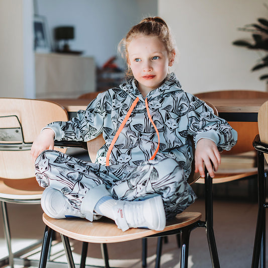 Renard Nouveau, Baby blue, felpa garzata