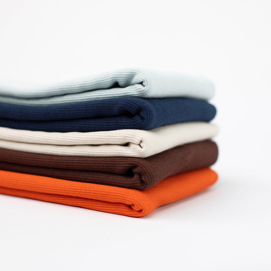 Ribbing heavy, Rum Raisin Brown, dritto-rovescio