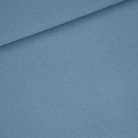 French terry, Spring lake blue, felpa garzata