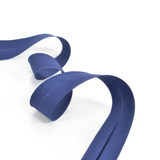 30mm navy blue bias tape