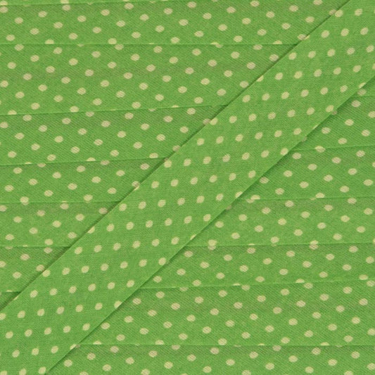 "Jardin d'olivier" polka dot bias tape