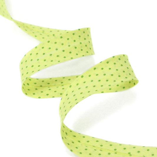 Bias polka dots "Jardin d'olivier" light
