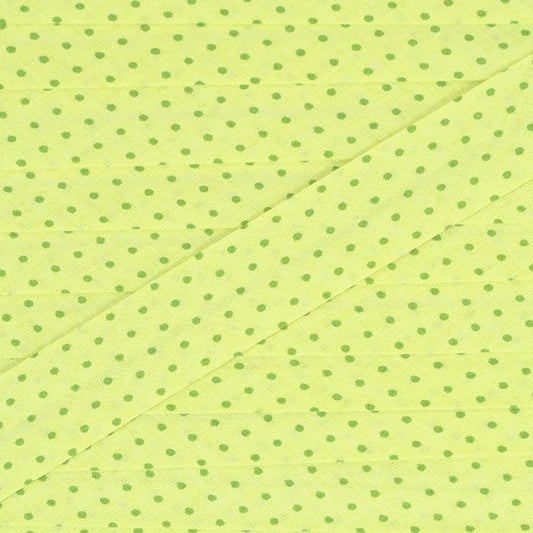 Bias polka dots "Jardin d'olivier" light