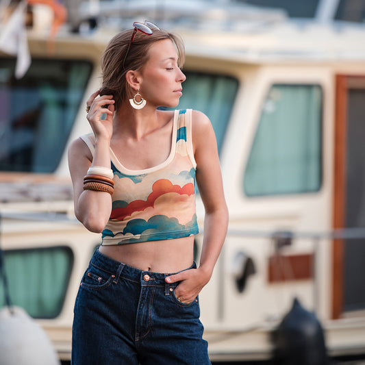 Cool Clouds, Champagne, French terry