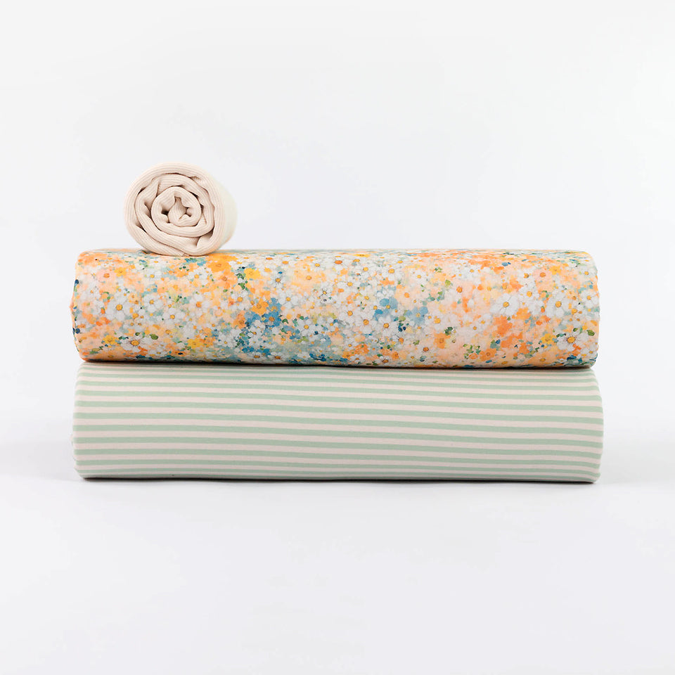 Horizontals, Whisper Beige, French terry