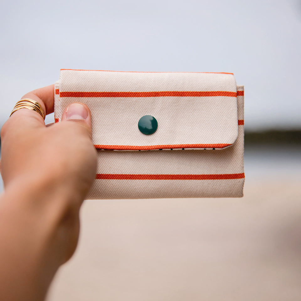 Verticals, Melon punch, Cotton canvas gabardine