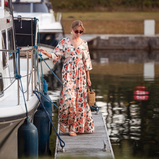 Misty Rose, Light gray, Lino e viscosa