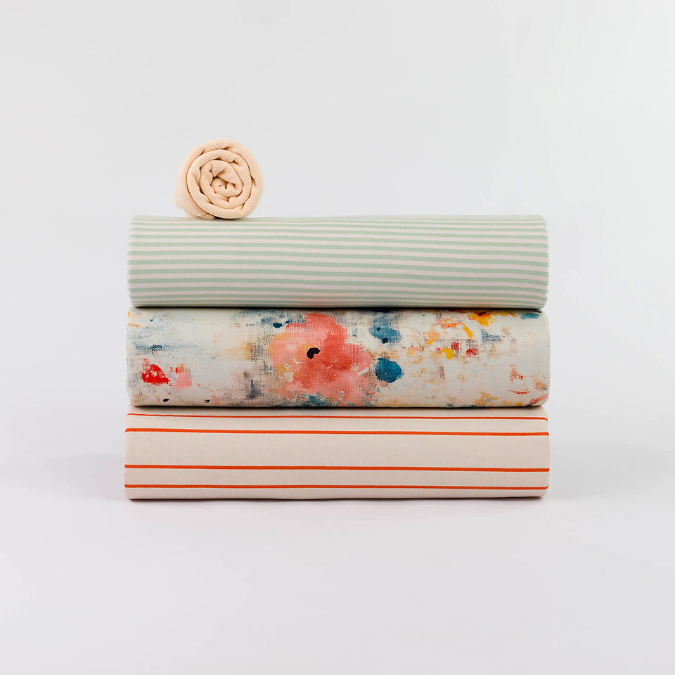 Verticales, Bleu turbulence, Lin et viscose