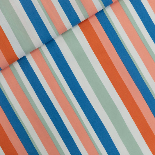 Summer Verticals, Off-White, cotone