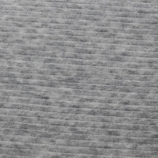 Chute de 45cm, Velours de coton, babyrib, Gris Chine