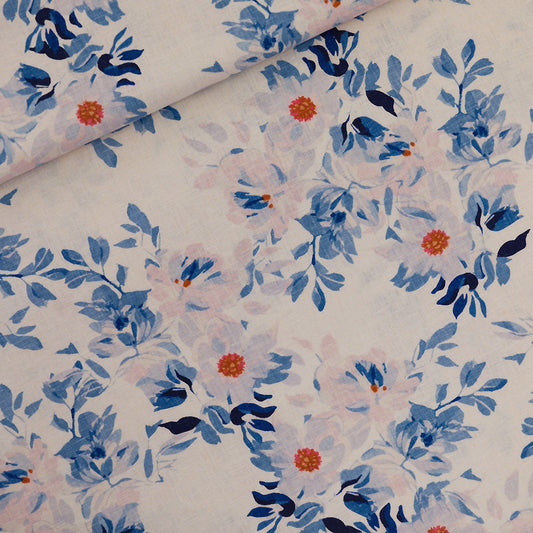 Beach rose, Cloud white, Lino e viscosa