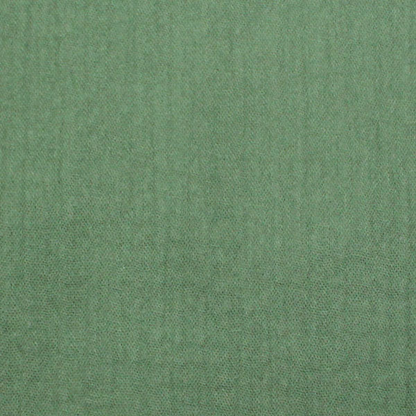 Doppia garza goffrata unito, Dark Green GOTS
