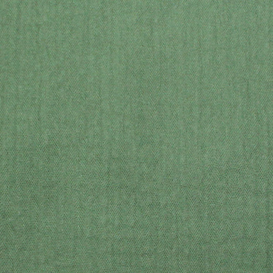 Double gaze unie gaufrée, GOTS Vert Foncé