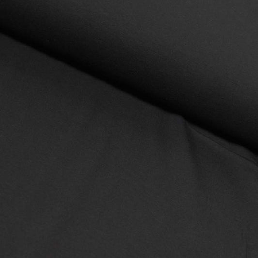 Chute de 15 cm, French Terry, Noir, polaire brossée