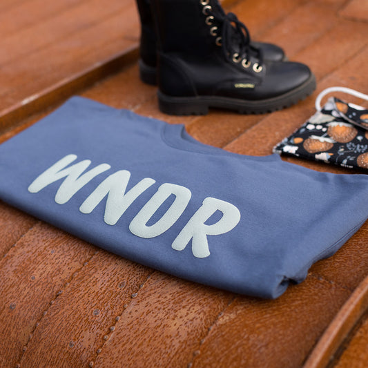 Sweat-shirt en molleton français, bleu plongeur