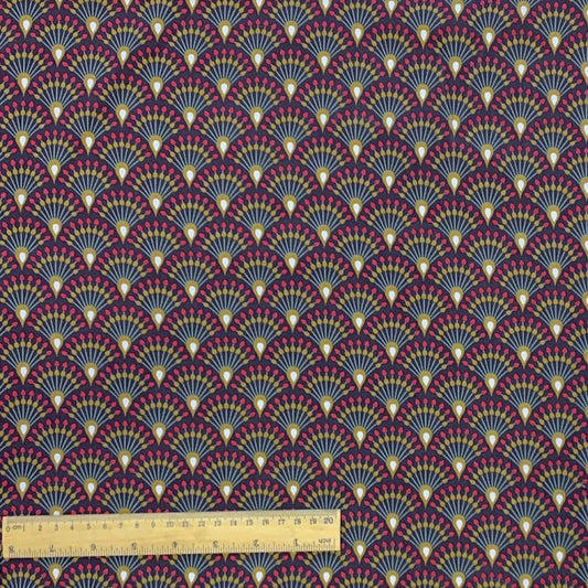 Ginza aubergine, viscosa