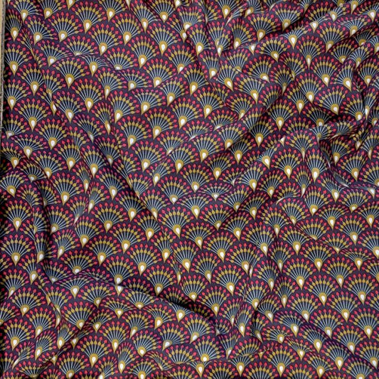 Ginza aubergine, viscosa