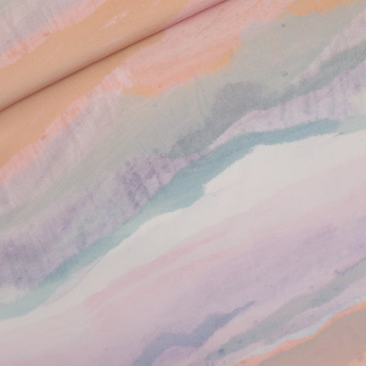 Misty Mountains, Satin, viscosa ECOVERO