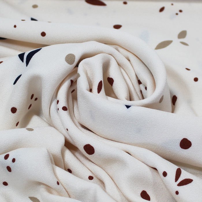 Petale, crema, crepe di viscosa
