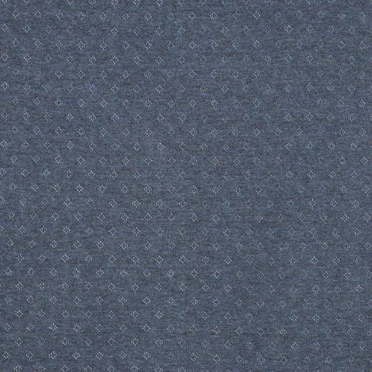 Pointoille, Dark blue melange, Cotton jersey