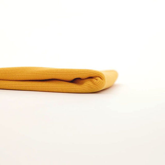 Ribbing, Amber yellow, dritto-rovescio