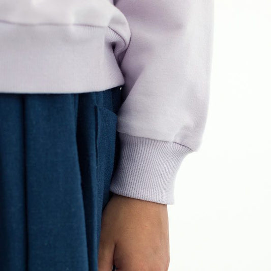 Ribbing, Lavander blue, dritto-rovescio