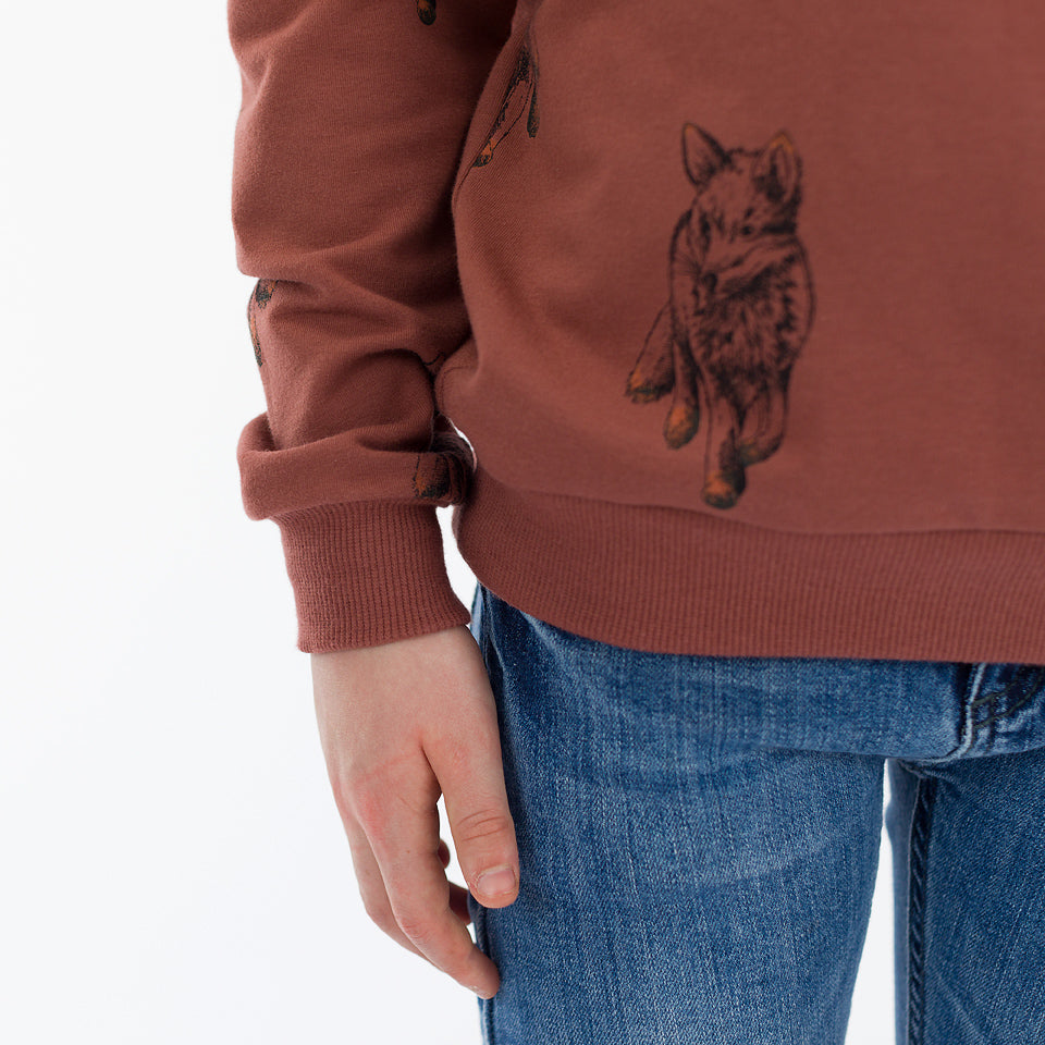 Ribbing, Mahogany Brown, dritto-rovescio