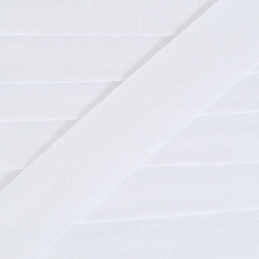 30mm white bias tape