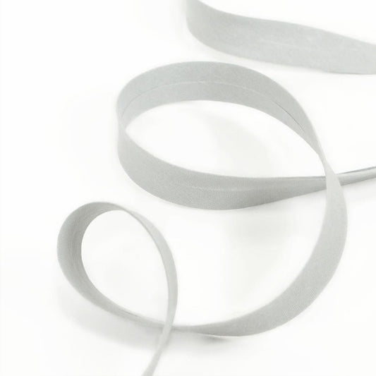 18mm pearl grey bias tape
