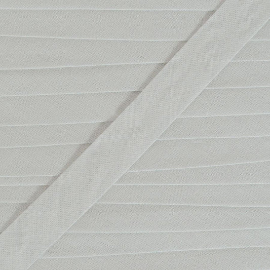 18mm pearl grey bias tape