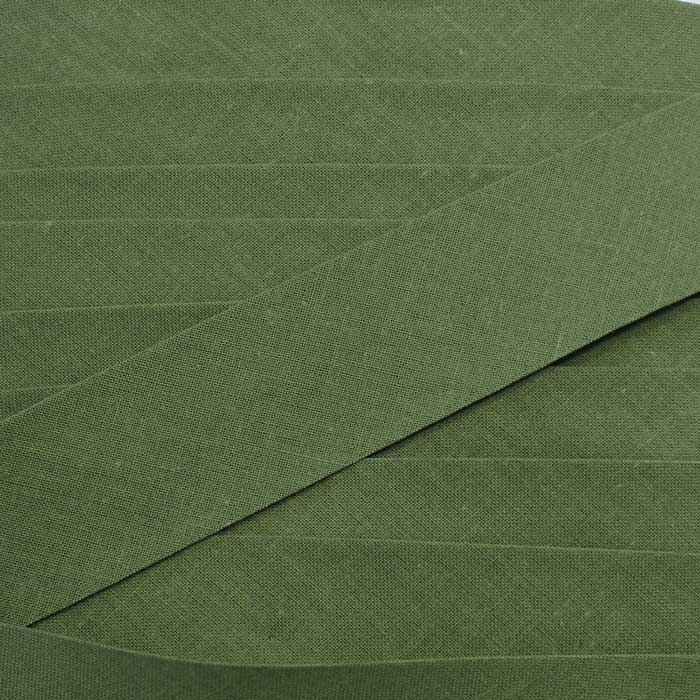 Biais vert olive 20 mm