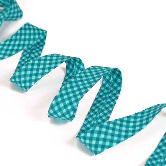 Vichy bias tape "Bora bora lagoon"