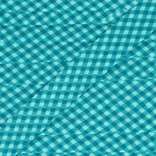 Vichy bias tape "Bora bora lagoon"