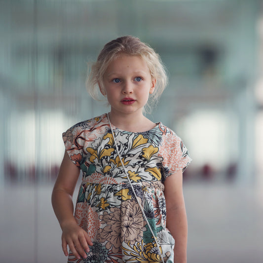 Sea garden, Off white, Linen and viscose