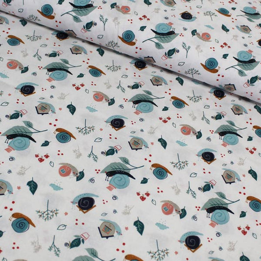 Snail, beige, cretonne