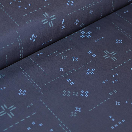 Stitch, Indigo Sky, Cotone americano