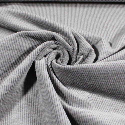 Velours côtelé, Gris, Velours de coton
