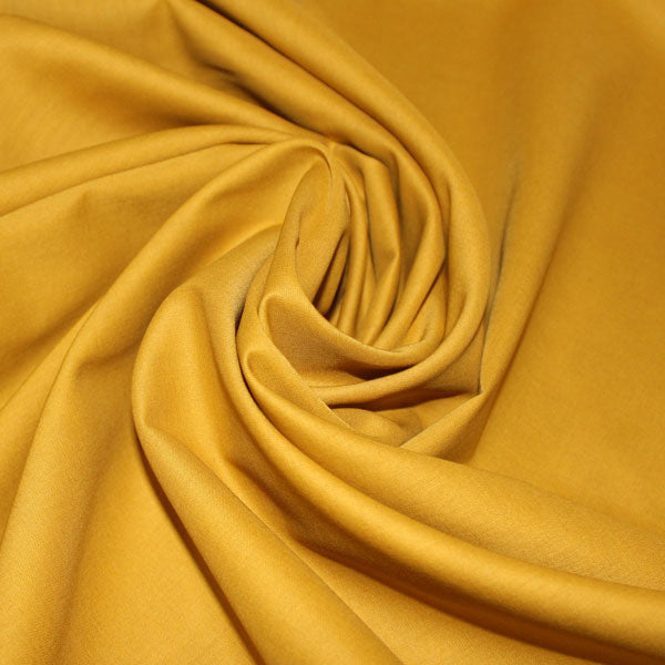 Voile di cotone, Giallo ocra, GOTS