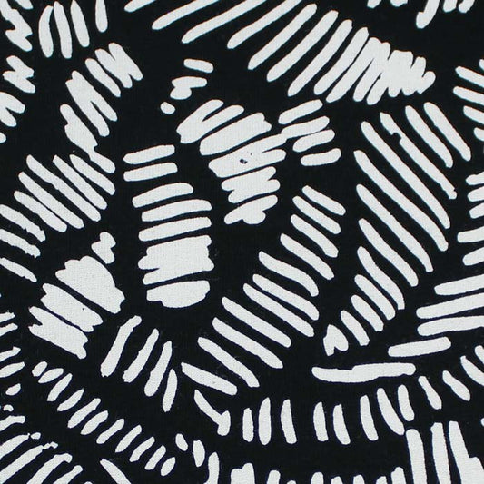 Winter roses, Nero e bianco, felpa garzata